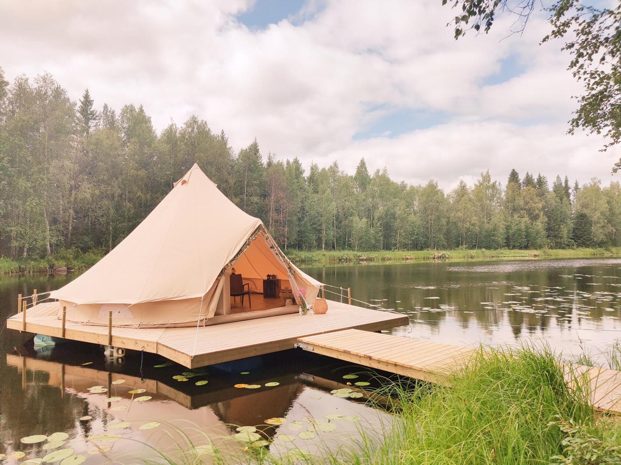 Langforsen Glamping & Lapland Experience Hotel Lapptrask Exterior foto